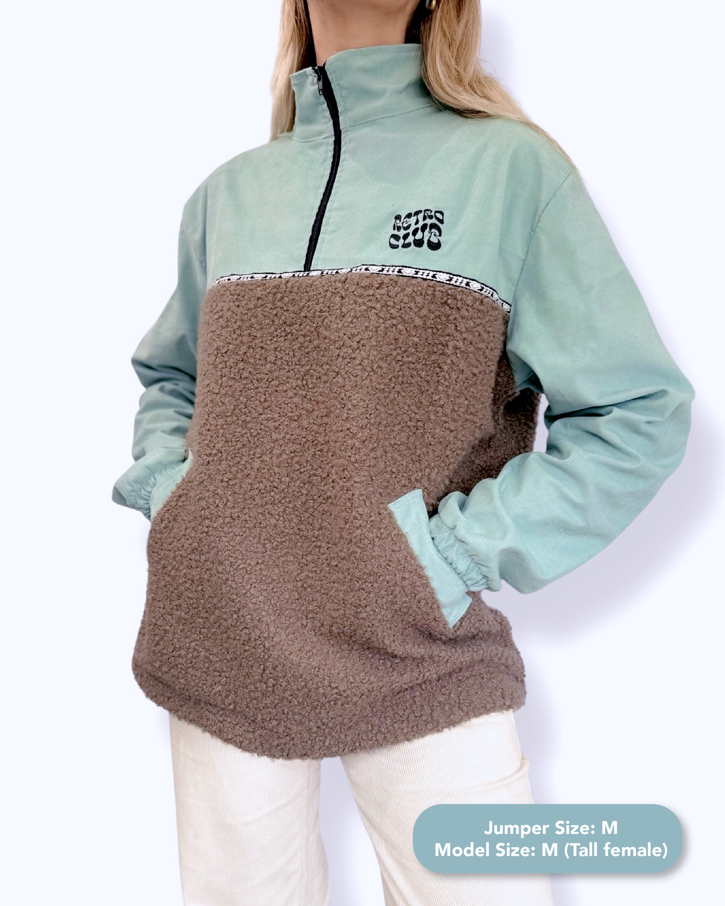 Dawn quarter zip - Blue Sherpa