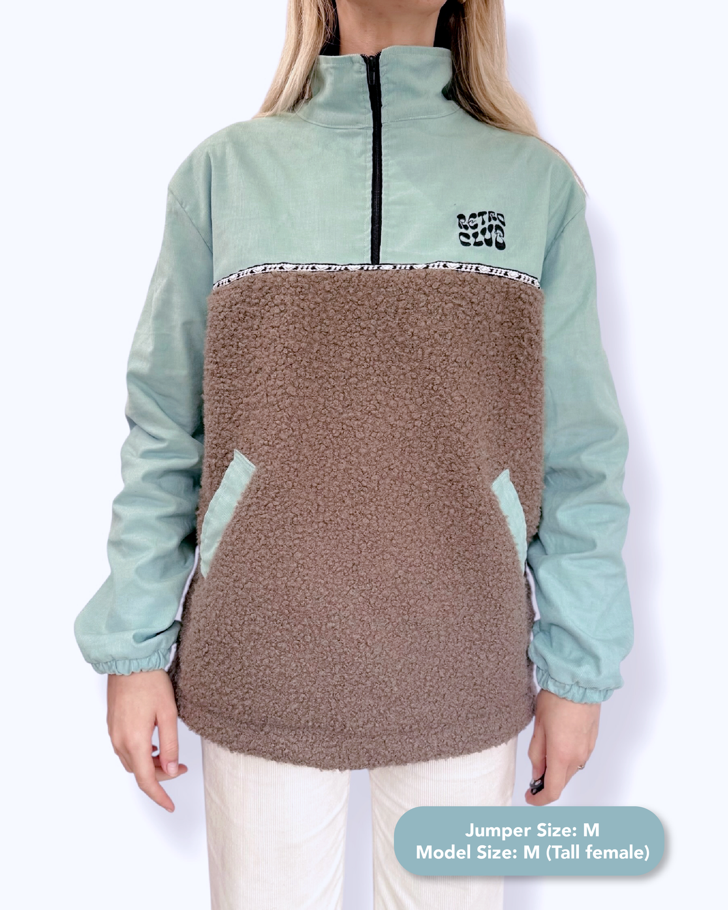 Dawn quarter zip - Blue Sherpa