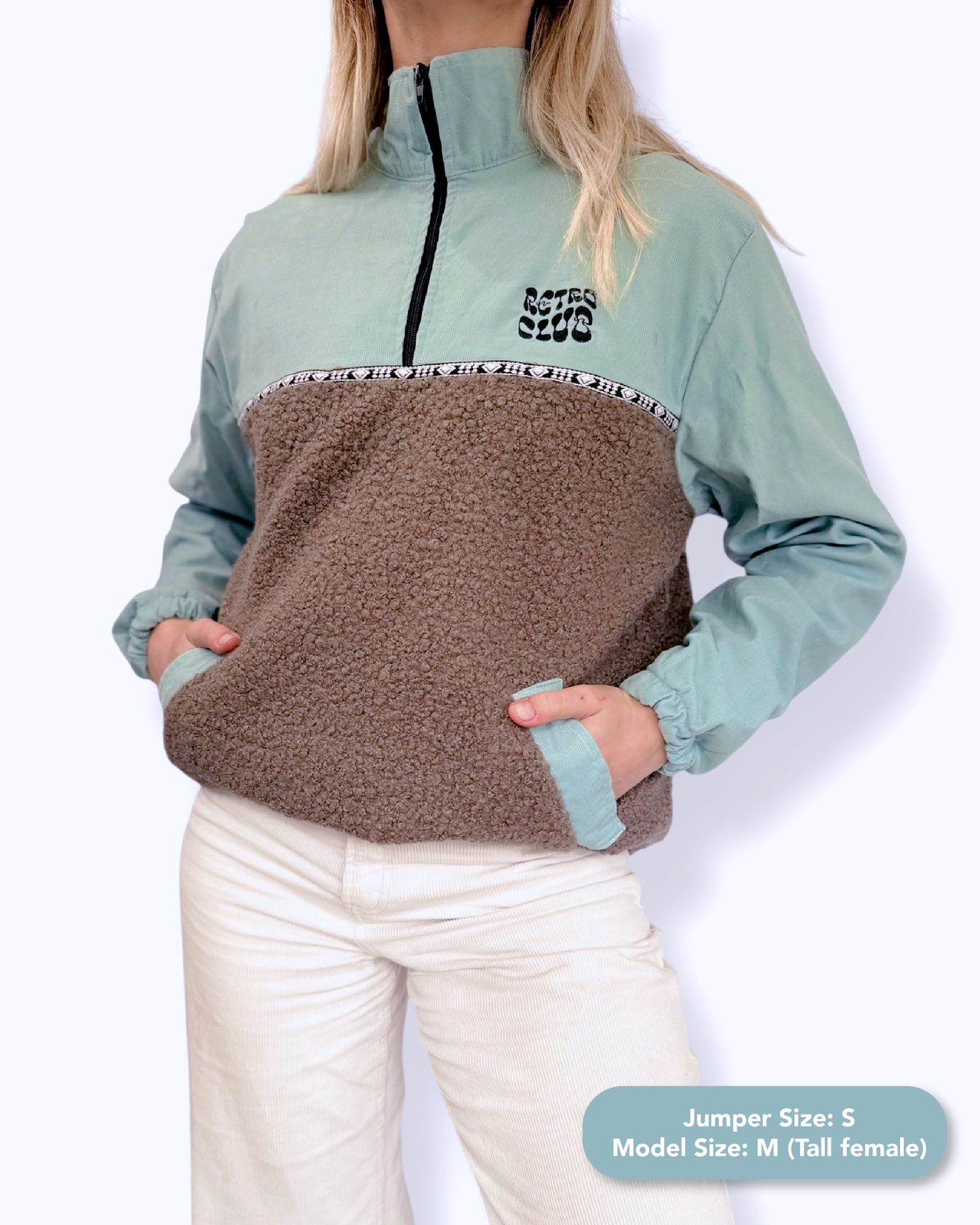 Dawn quarter zip - Blue Sherpa