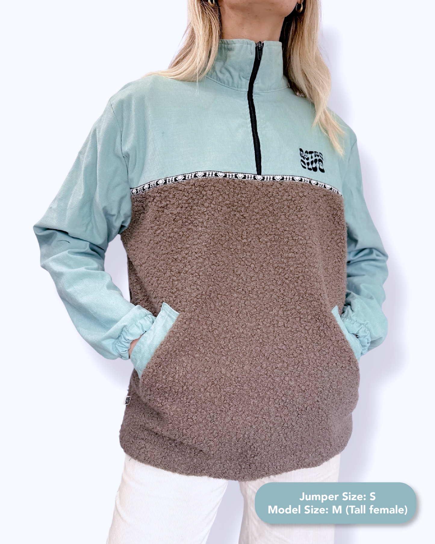 Dawn quarter zip - Blue Sherpa