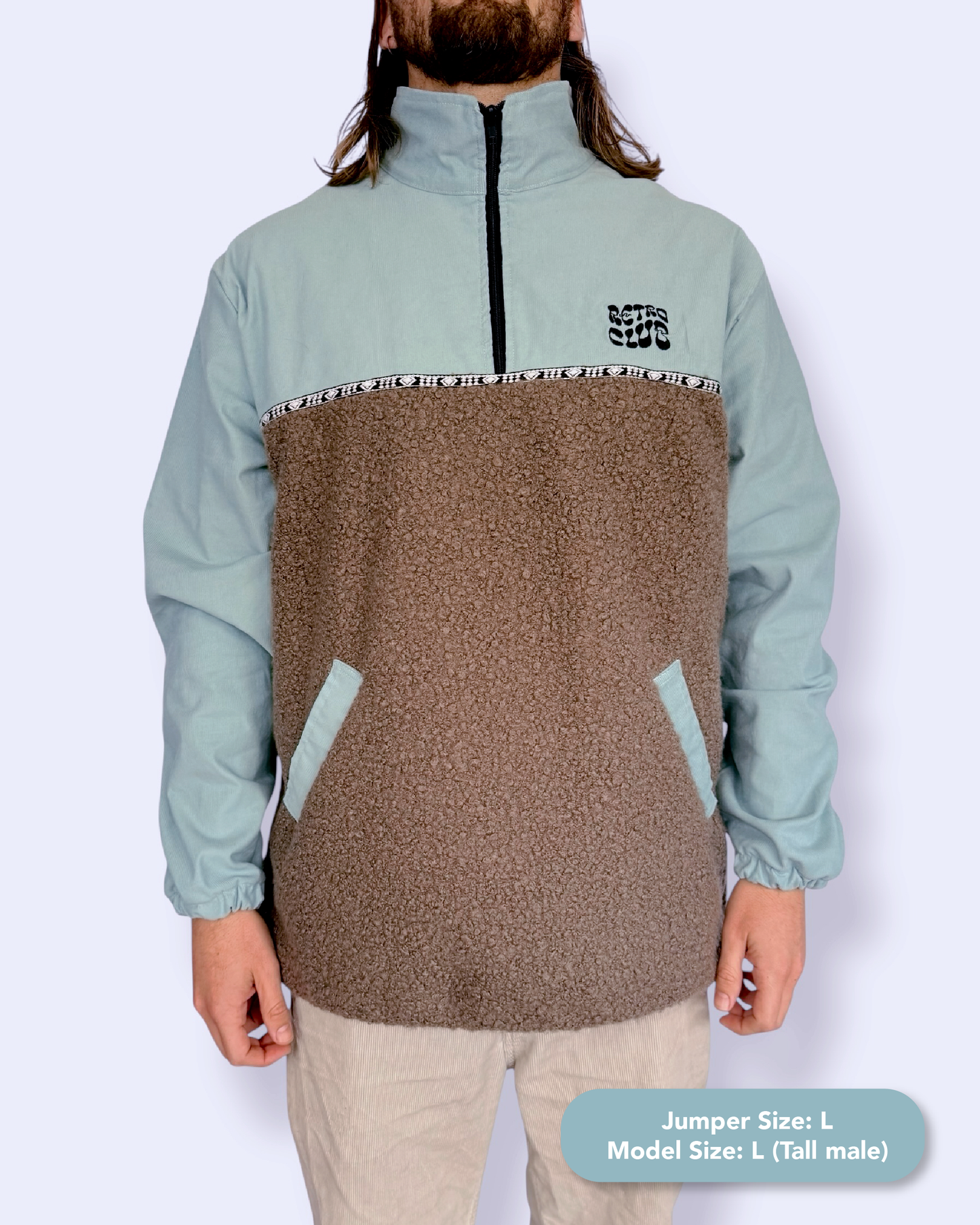Dawn quarter zip - Blue Sherpa