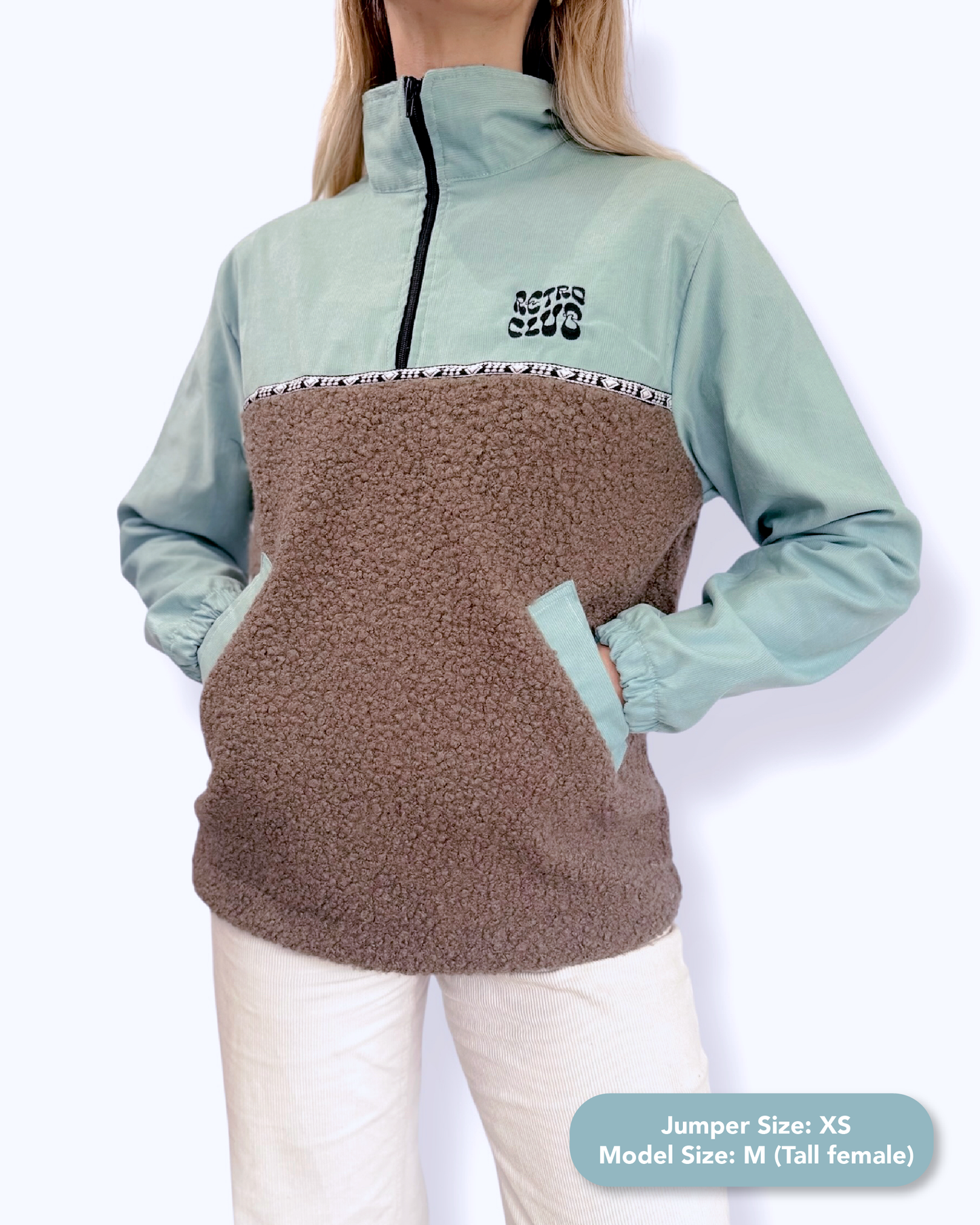 Dawn quarter zip - Blue Sherpa