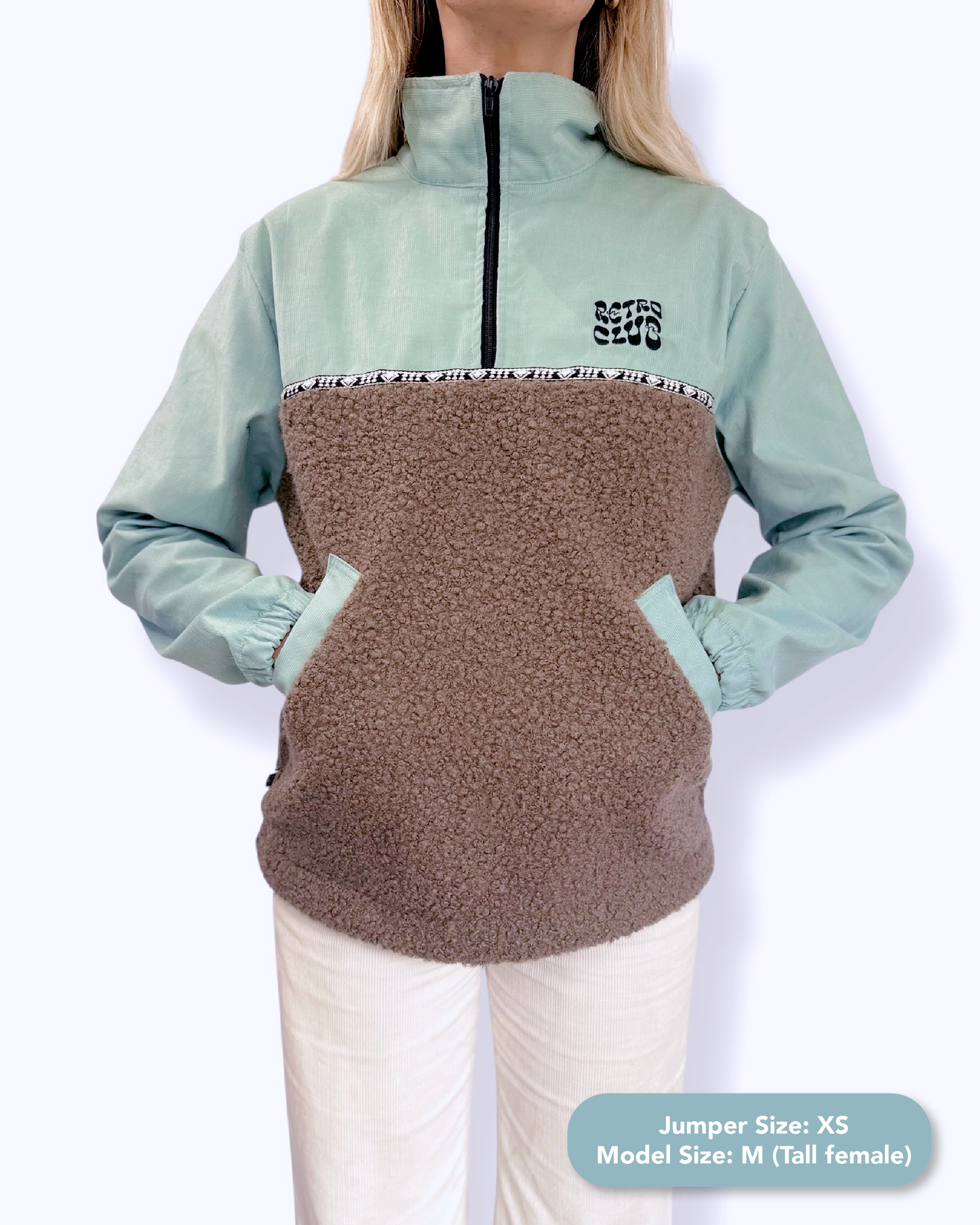 Dawn quarter zip - Blue Sherpa