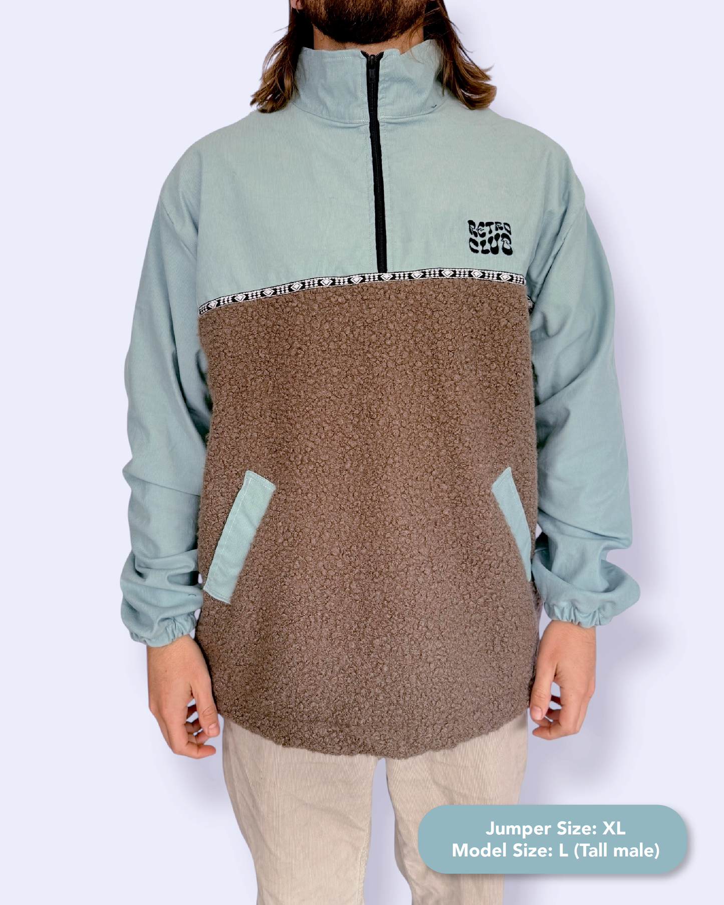 Dawn quarter zip - Blue Sherpa