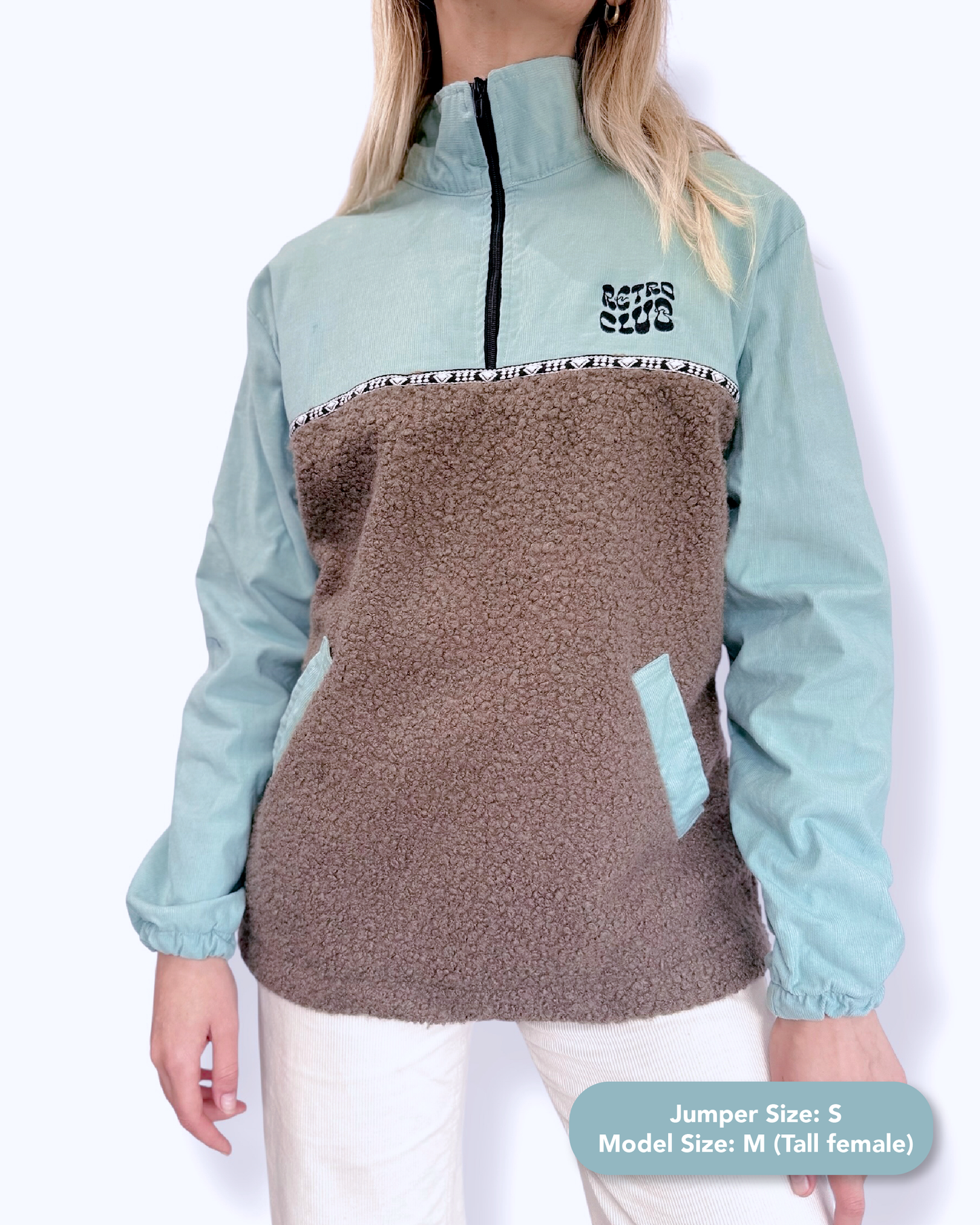 Dawn quarter zip - Blue Sherpa