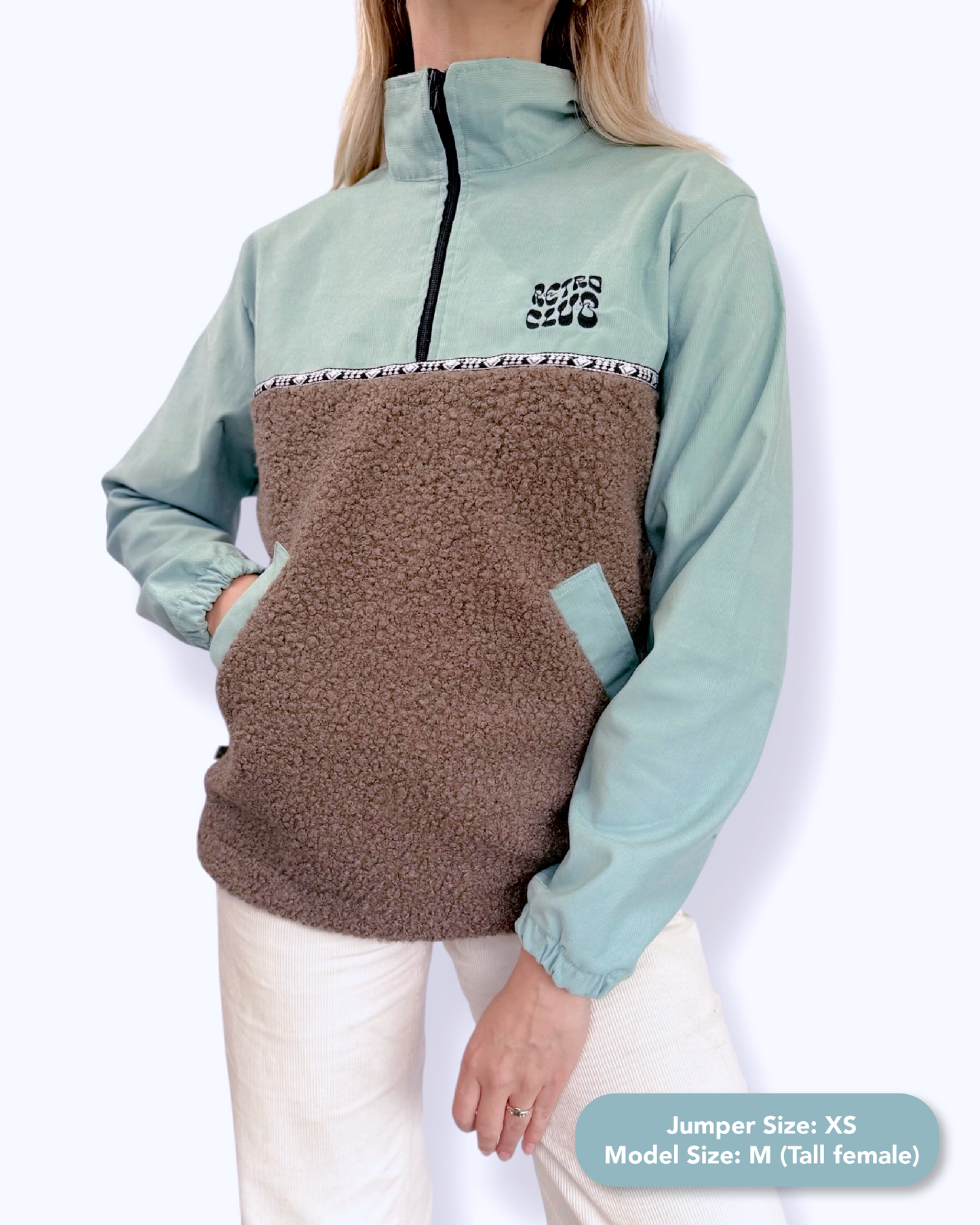 Dawn quarter zip - Blue Sherpa