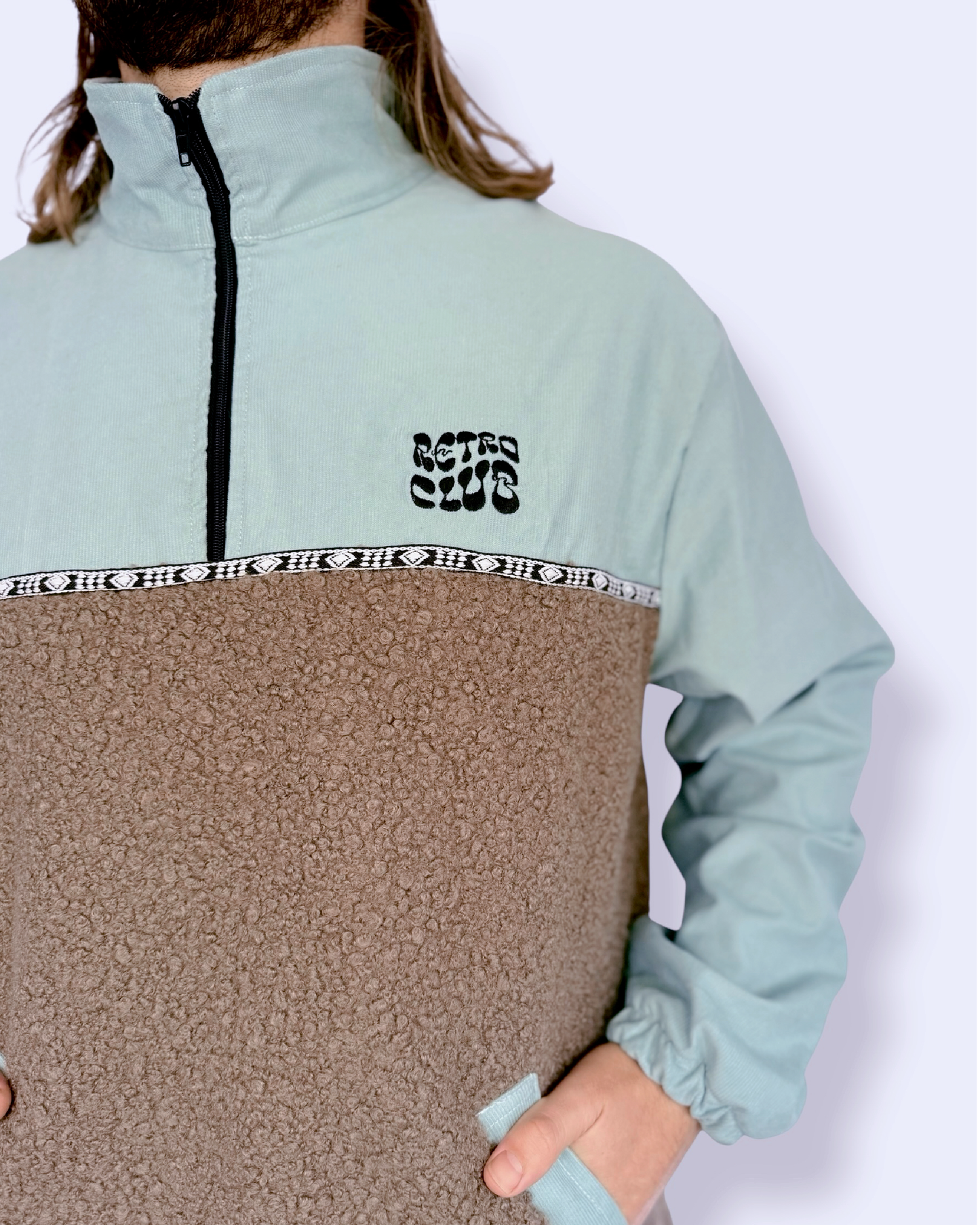 Dawn quarter zip - Blue Sherpa