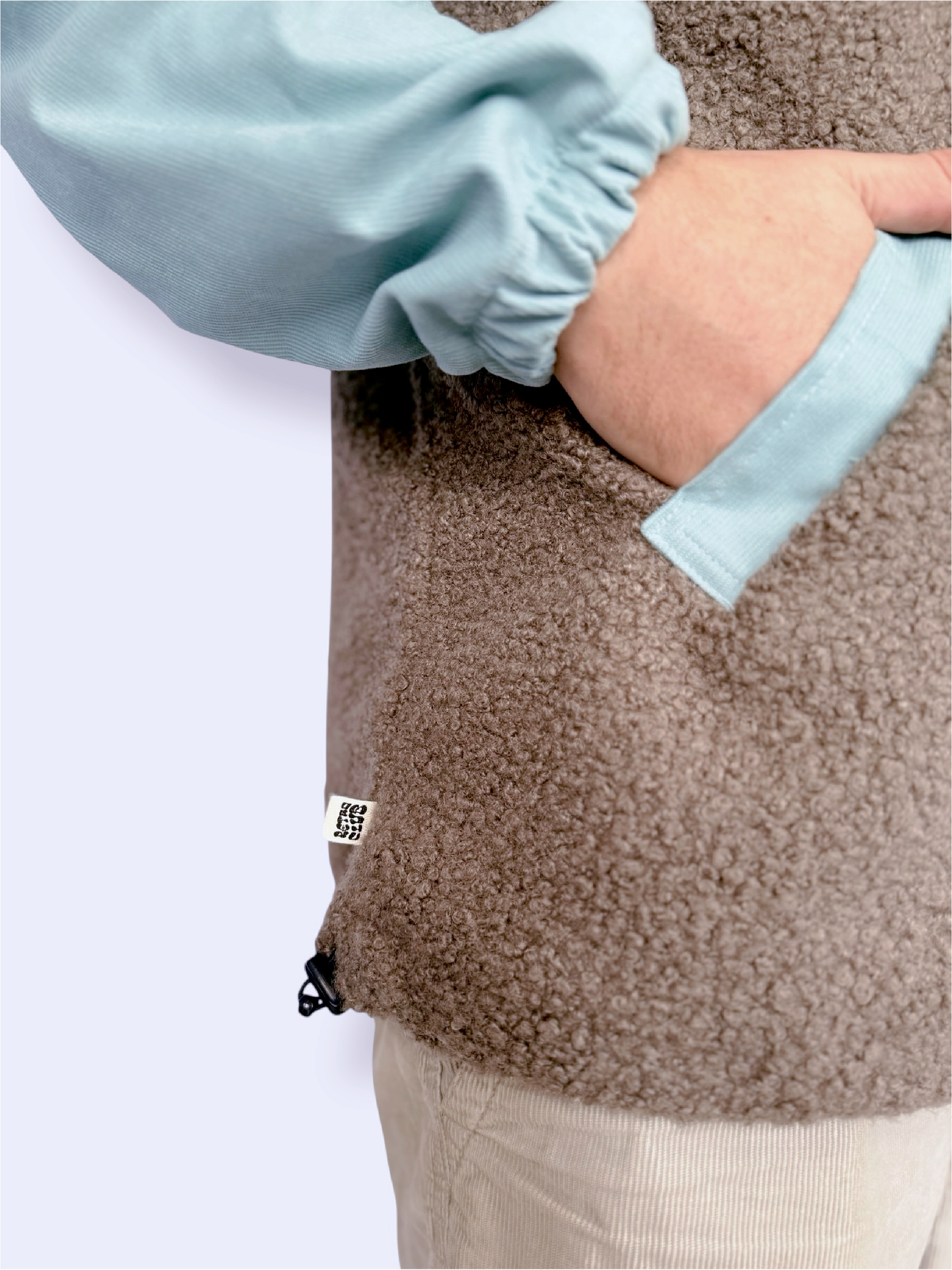 Dawn quarter zip - Blue Sherpa