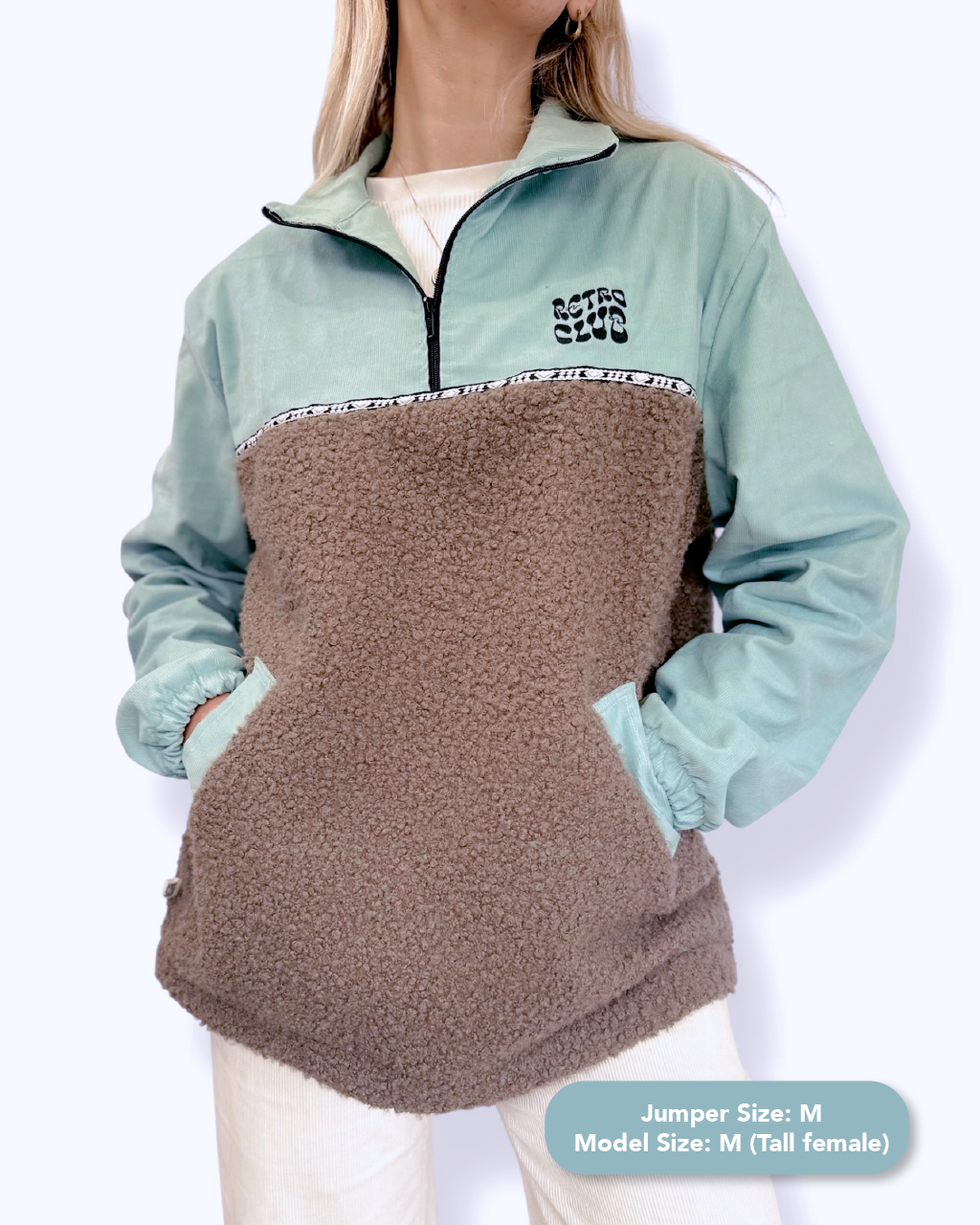 Dawn quarter zip - Blue Sherpa