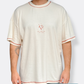 Unisex "Love & Zen" Short Tee (Cream)