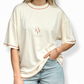 Unisex "Love & Zen" Short Tee (Cream)
