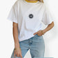 RC Sun - Unisex Short White Tee (Mustard Crew)