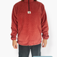 Dusk quarter zip - Retro Red