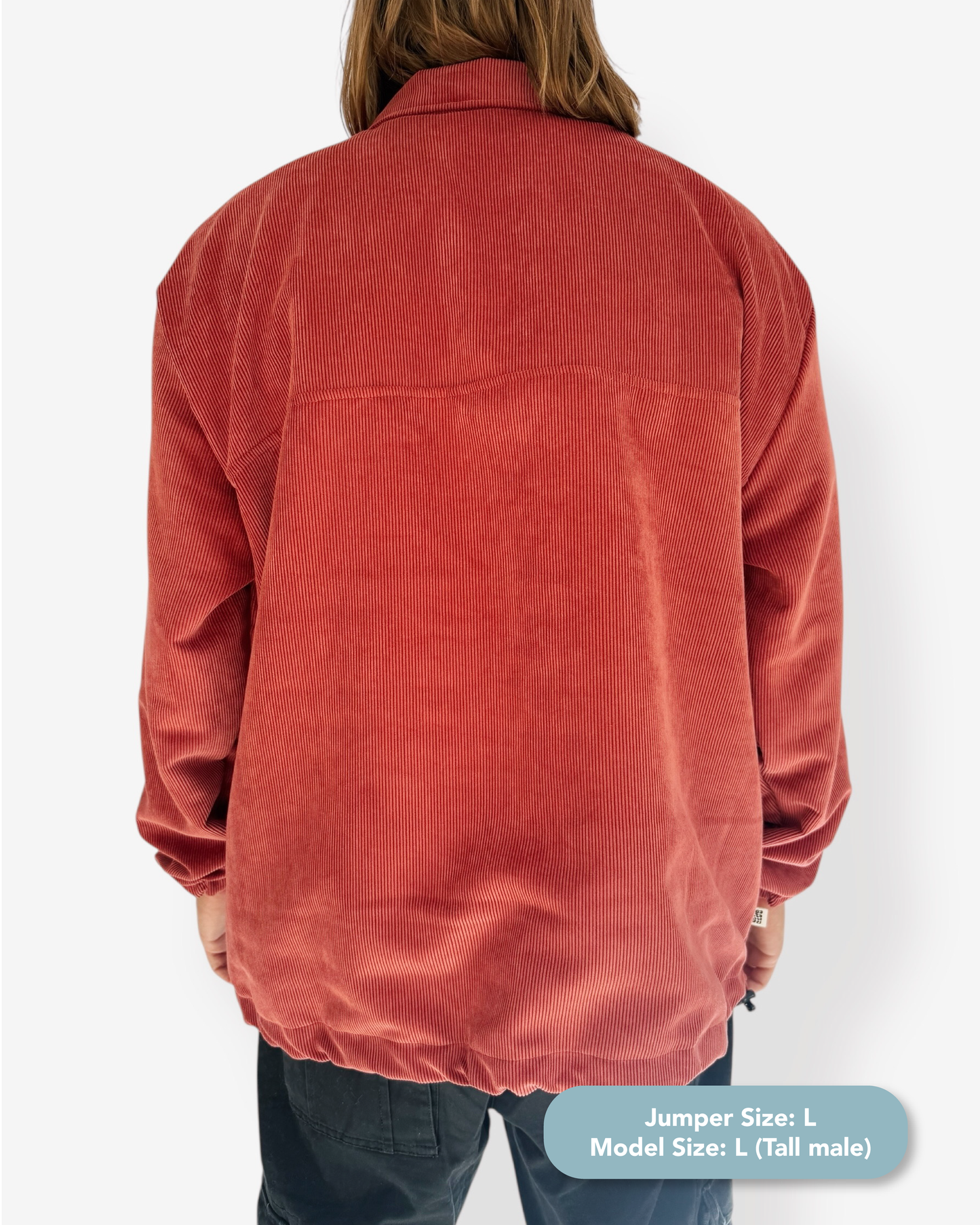 Dusk quarter zip - Retro Red
