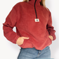 Dusk quarter zip - Retro Red