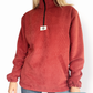 Dusk quarter zip - Retro Red