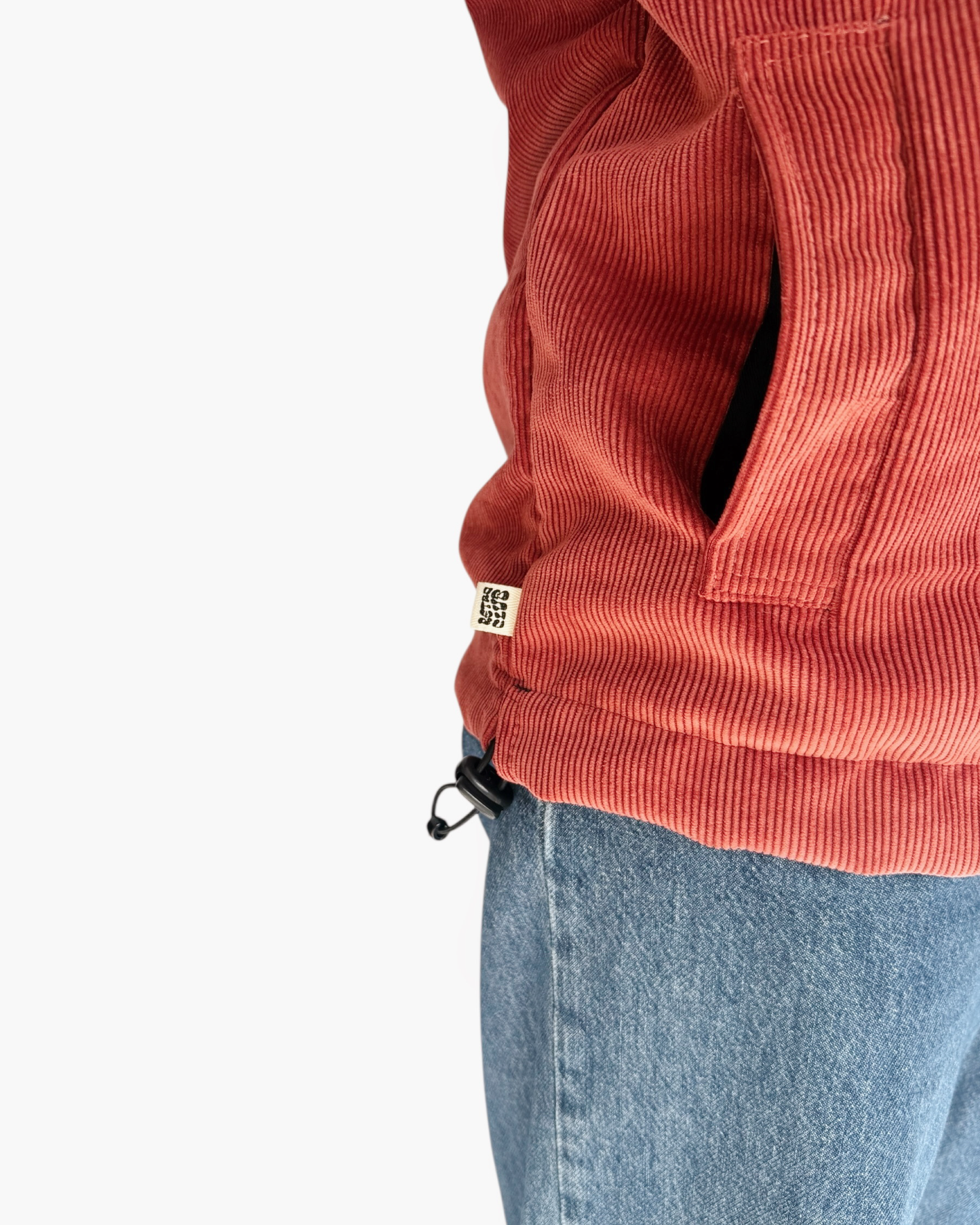 Dusk quarter zip - Retro Red