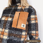 Summit Quarter Zip - Plaid Sherpa
