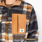 Summit Quarter Zip - Plaid Sherpa