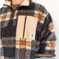 Summit Quarter Zip - Plaid Sherpa