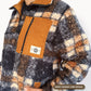 Summit Quarter Zip - Plaid Sherpa