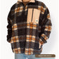 Summit Quarter Zip - Plaid Sherpa