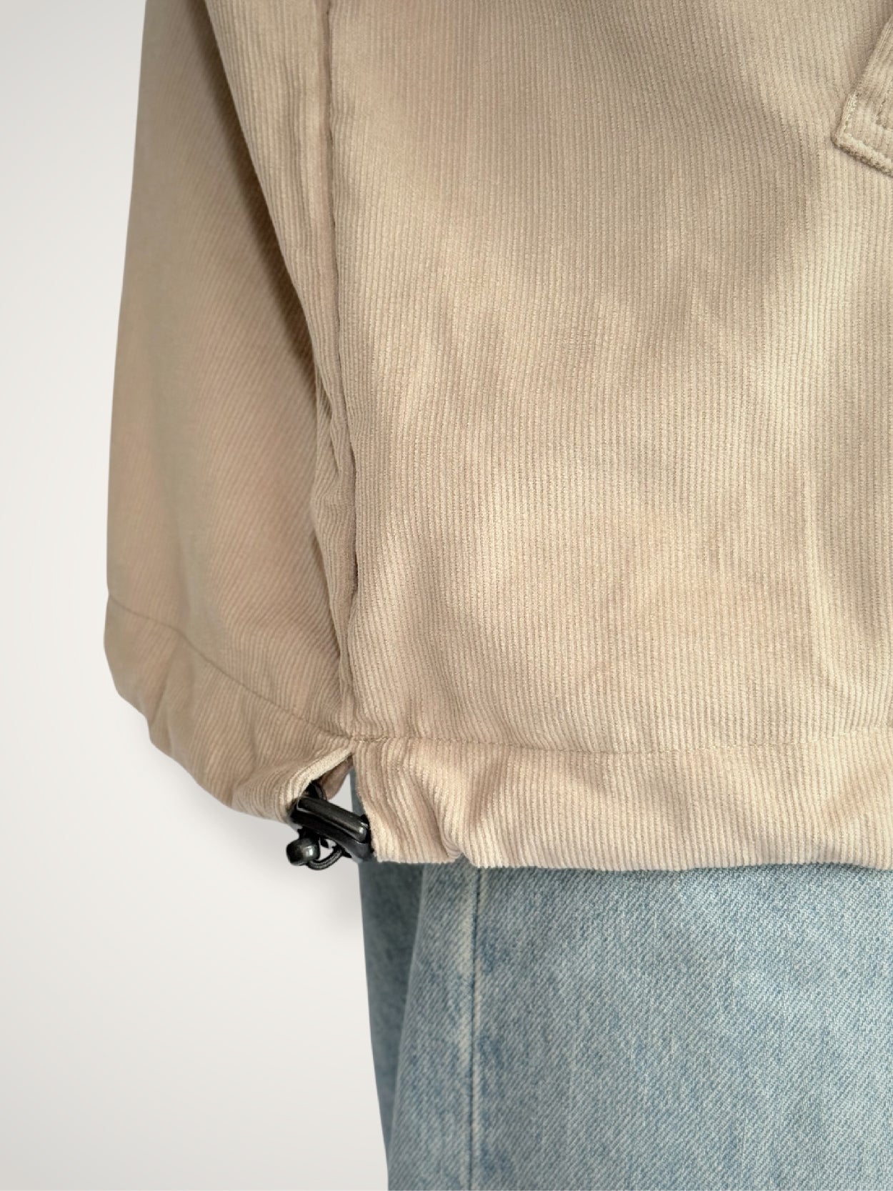 Dusk Corduroy Quarter-zip (Olive)