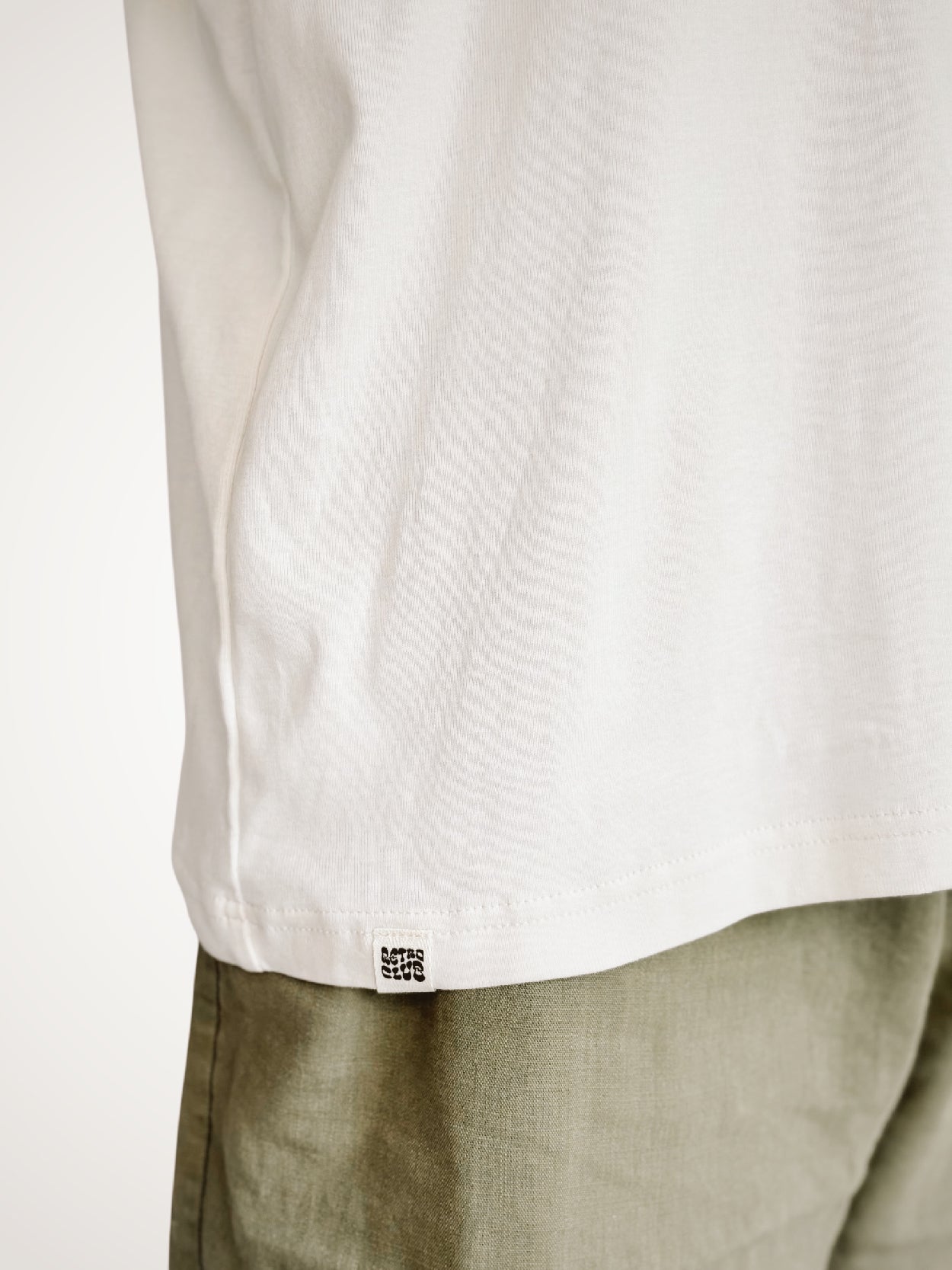 Unisex Laid Back Short Tee (Cream)