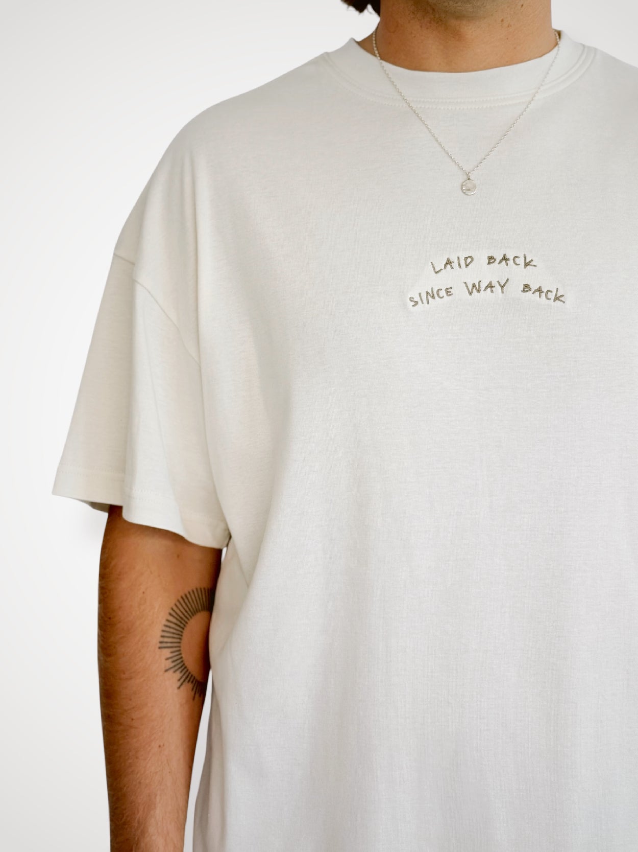 Unisex Laid Back Short Tee (Cream)