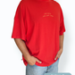 "Laid Back" Unisex Short Tee (Red)
