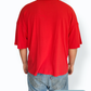 "Laid Back" Unisex Short Tee (Red)
