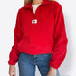 Dusk quarter zip - Retro Red