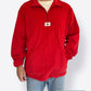 Dusk quarter zip - Retro Red