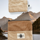 Zero Waste Pouch Set - Cream & Camel Corduroy
