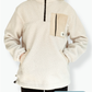 Summit Quarter Zip - Cream Sherpa