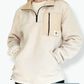 Summit Quarter Zip - Cream Sherpa