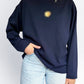 Unisex Sunburst Long Tee (Navy)