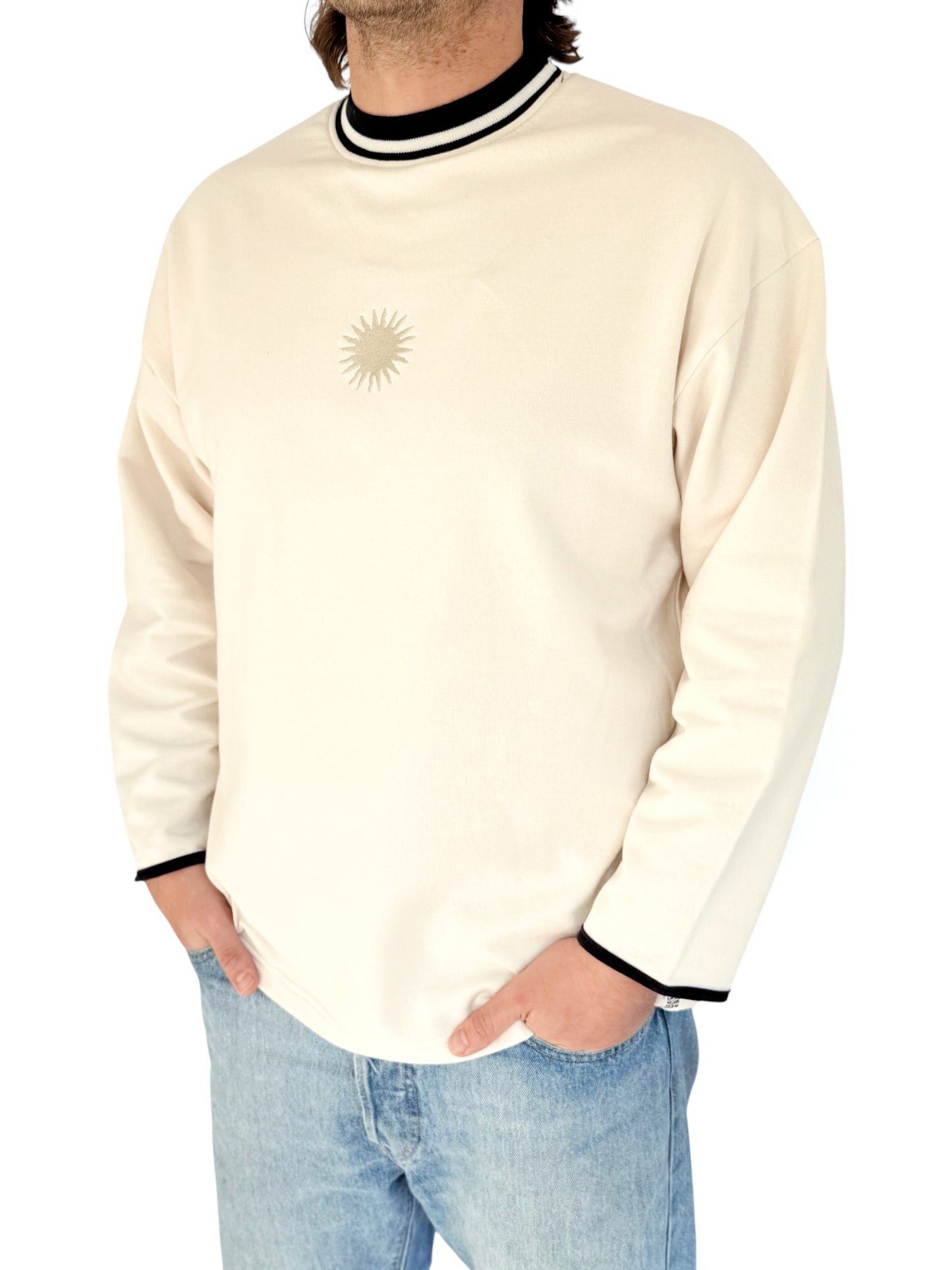 Unisex Sunburst Crew (Navy)