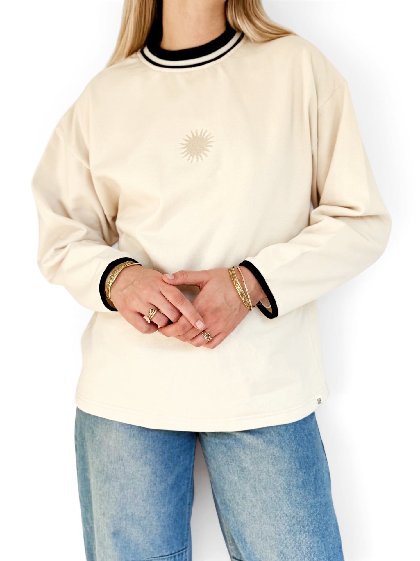 Unisex Sunburst Crew (Navy)