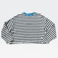 Unisex Crop Stripe Longsleeve Tee