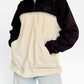 LIMITED EDITION: Dawn Corduroy Quarter-zip (Black Polar Fleece)