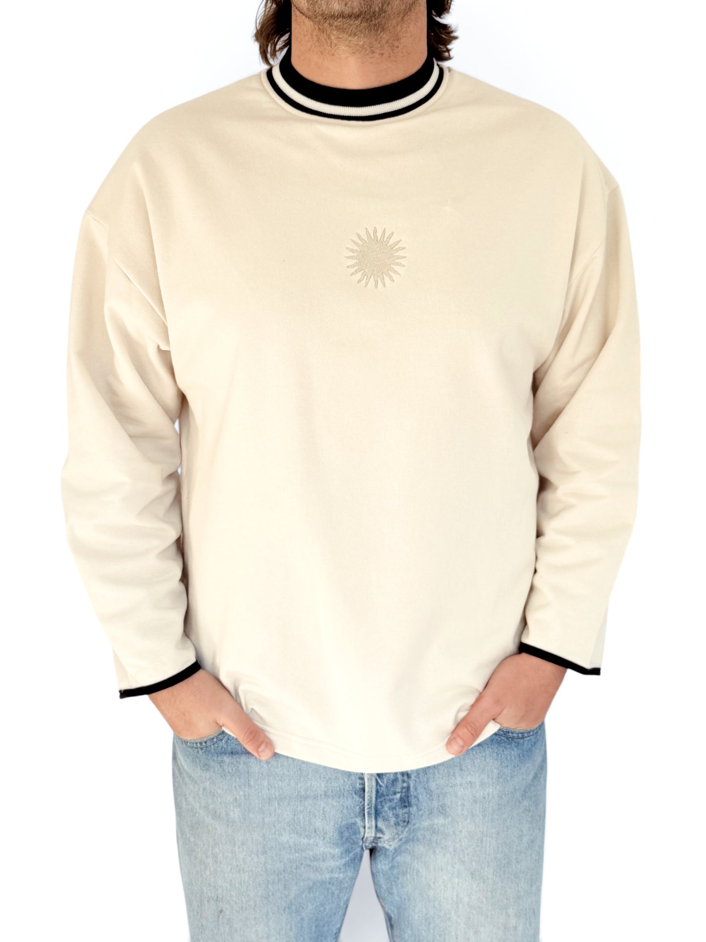 Unisex Sunburst Crew (Navy)