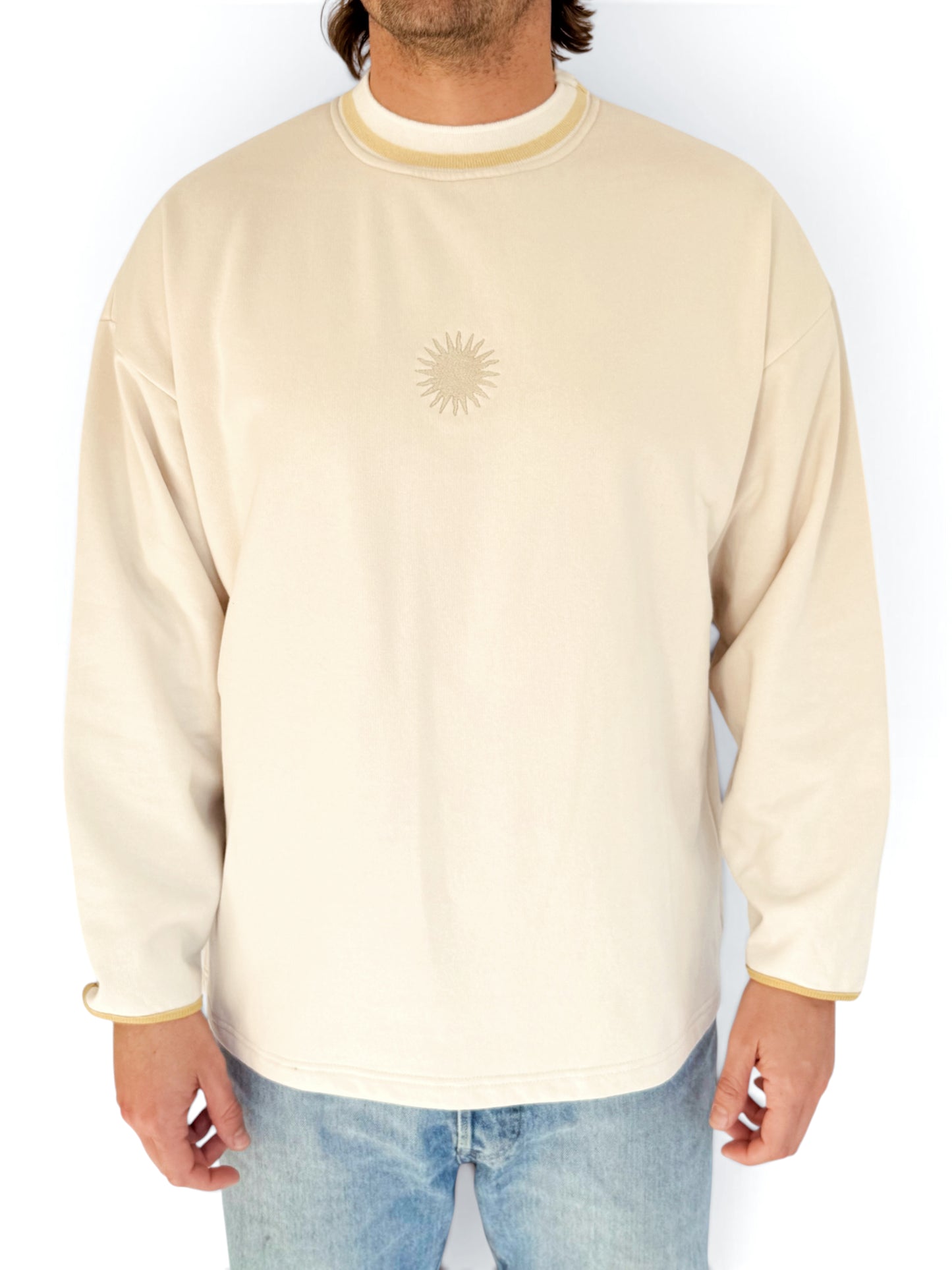 Unisex Sunburst Crew (Yellow)