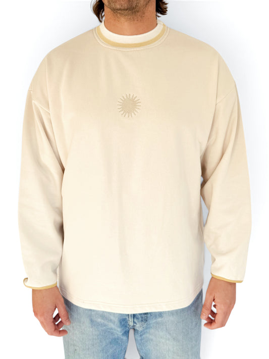 Unisex Sunburst Crew (Yellow)