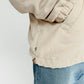 Retro Quarter-zip (Ivory & Beige)