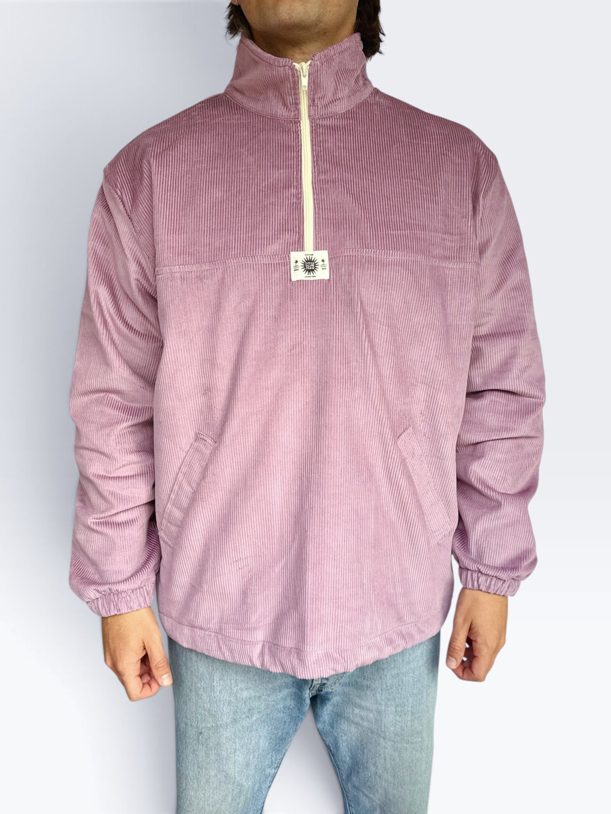 Dusk Corduroy Quarter-Zip (Lilac)