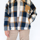 Workers Jacket (Navy Plaid Sherpa)