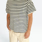 Unisex Stripe Short Tee