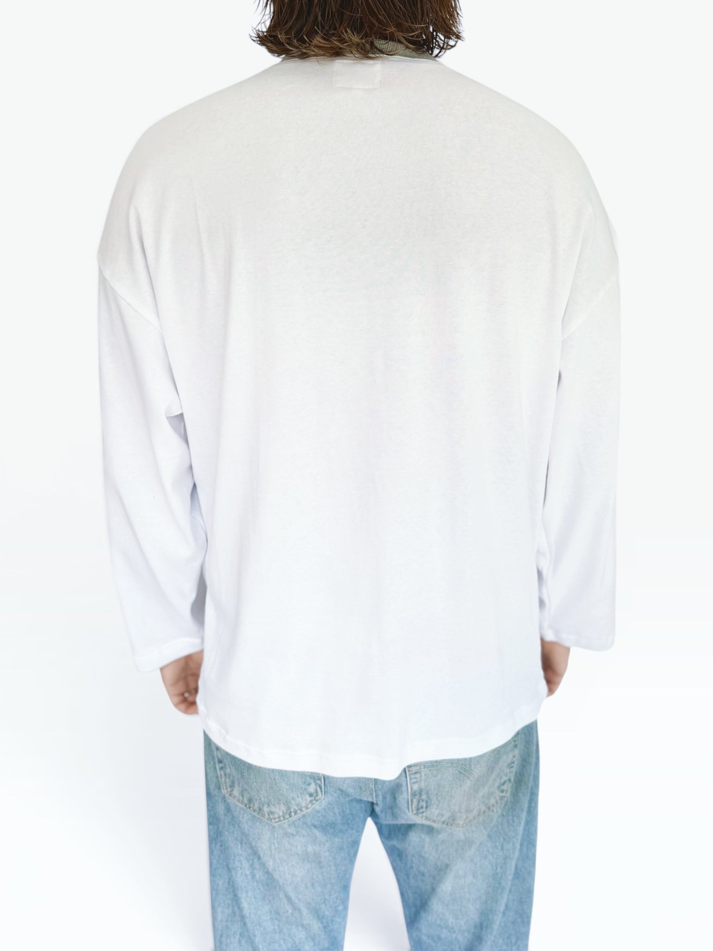 Unisex Sunburst Long Tee (Grey)