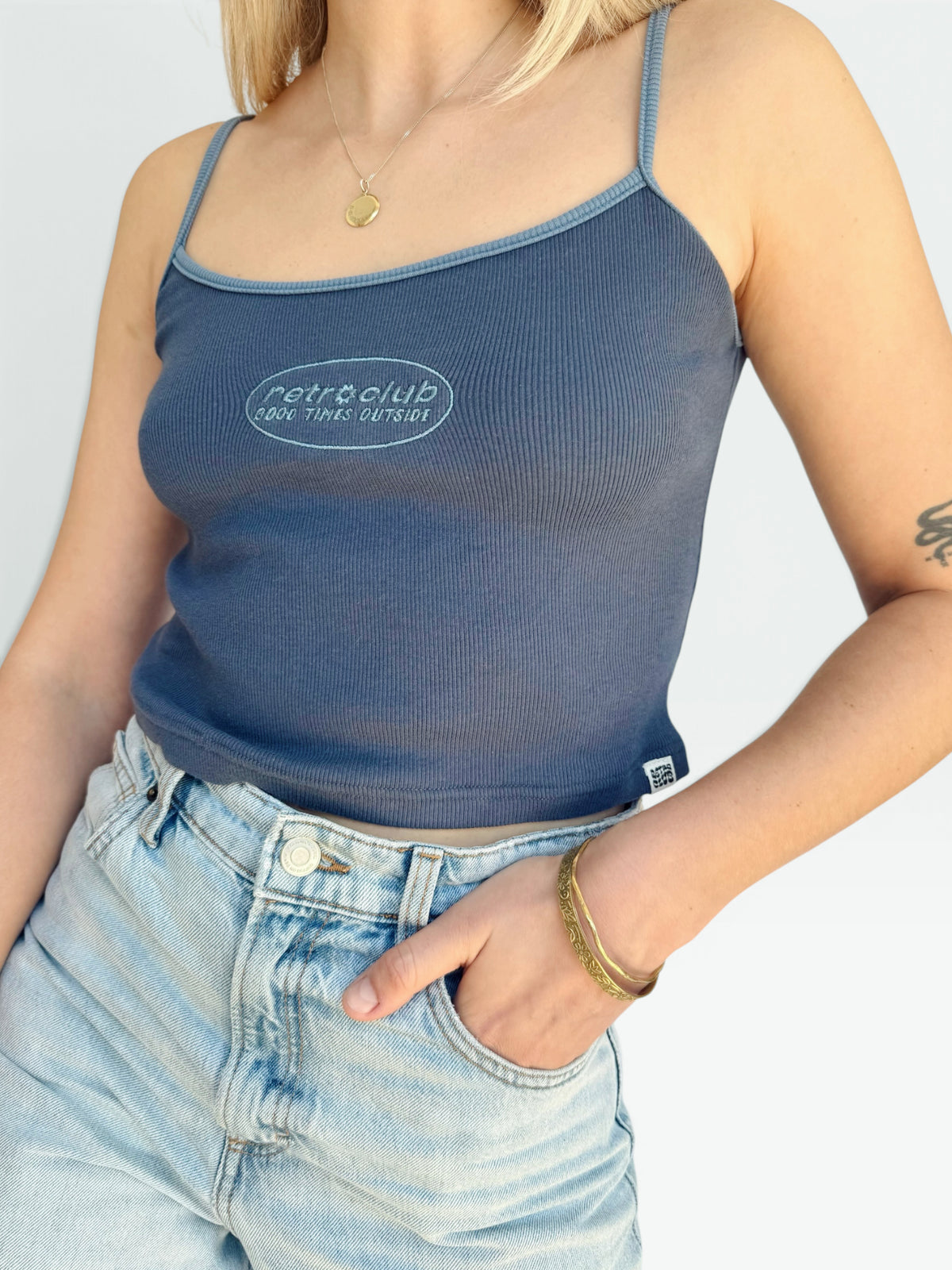 Tank Top (Blue - "Good Times")